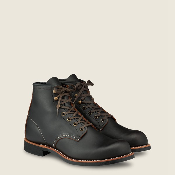 Heritage Støvler Herre - Red Wing Blacksmith - 6-Inch Prairie Læder - Sort - WDGPKX-046